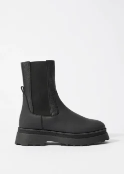 Gefütterte Chelsea Boots aus Leder