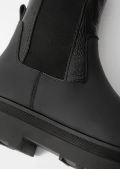Gefütterte Chelsea Boots aus Leder