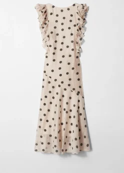 Gerüschtes Maxikleid