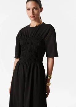Gesmoktes Midikleid