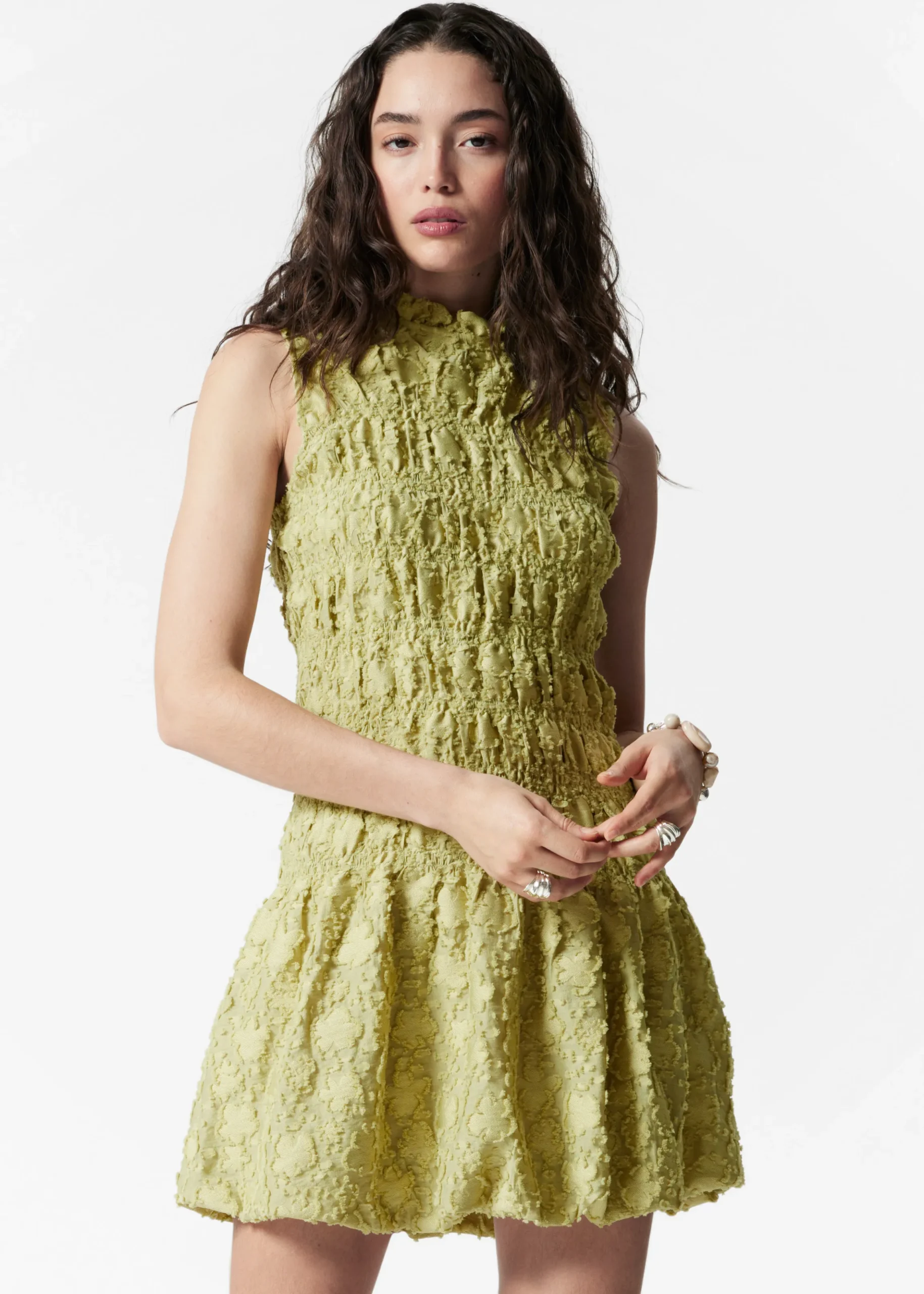 Gesmoktes Minikleid