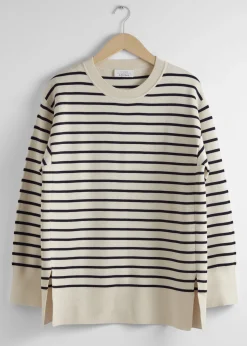 Gestreifter Pullover
