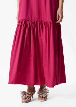 Gestuftes Maxikleid