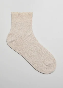 Glitzernde Sneaker-Socken