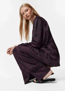 Hose im Pyjama-Stil mit Kordelzug