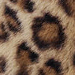 Hut aus Fellimitat mit Leopardenmuster