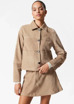 Jacke mit aufgesetzten Taschen
