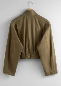 Jacke mit Schalkragen