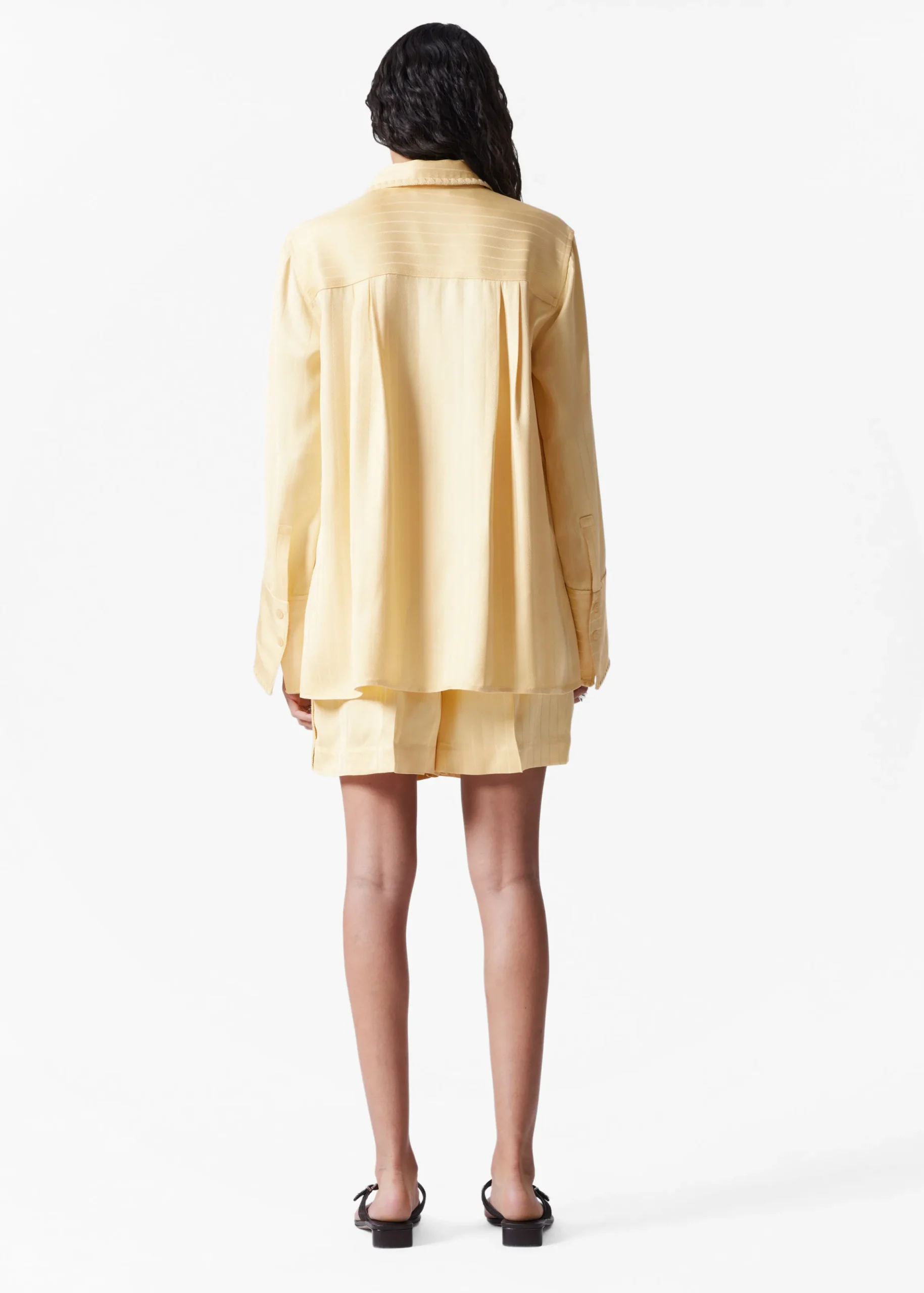 Jacquard-Shorts mit Bügelfalten