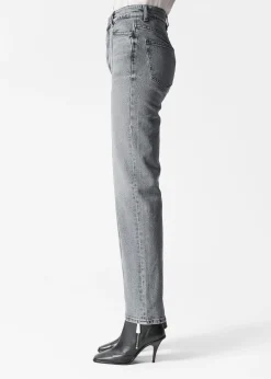Jeans mit hohem Bund und weitem Bein