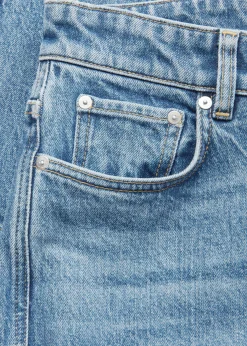 Jeans mit hohem Bund und weitem Bein