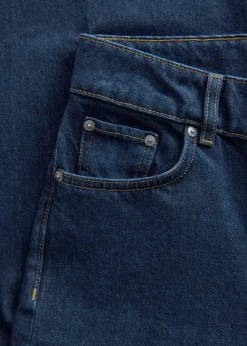 Jeans mit verkürztem Barrel-Bein