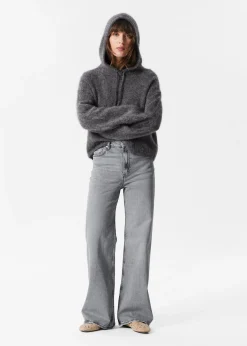 Jeans mit weitem Bein