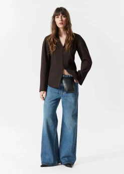 Jeans mit weitem Bein
