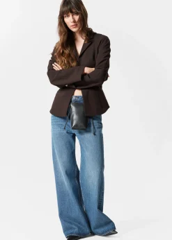 Jeans mit weitem Bein