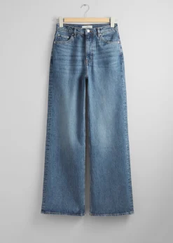 Jeans mit weitem Bein