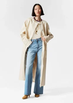 Jeans mit weitem Bein
