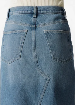Jeansrock in Midilänge