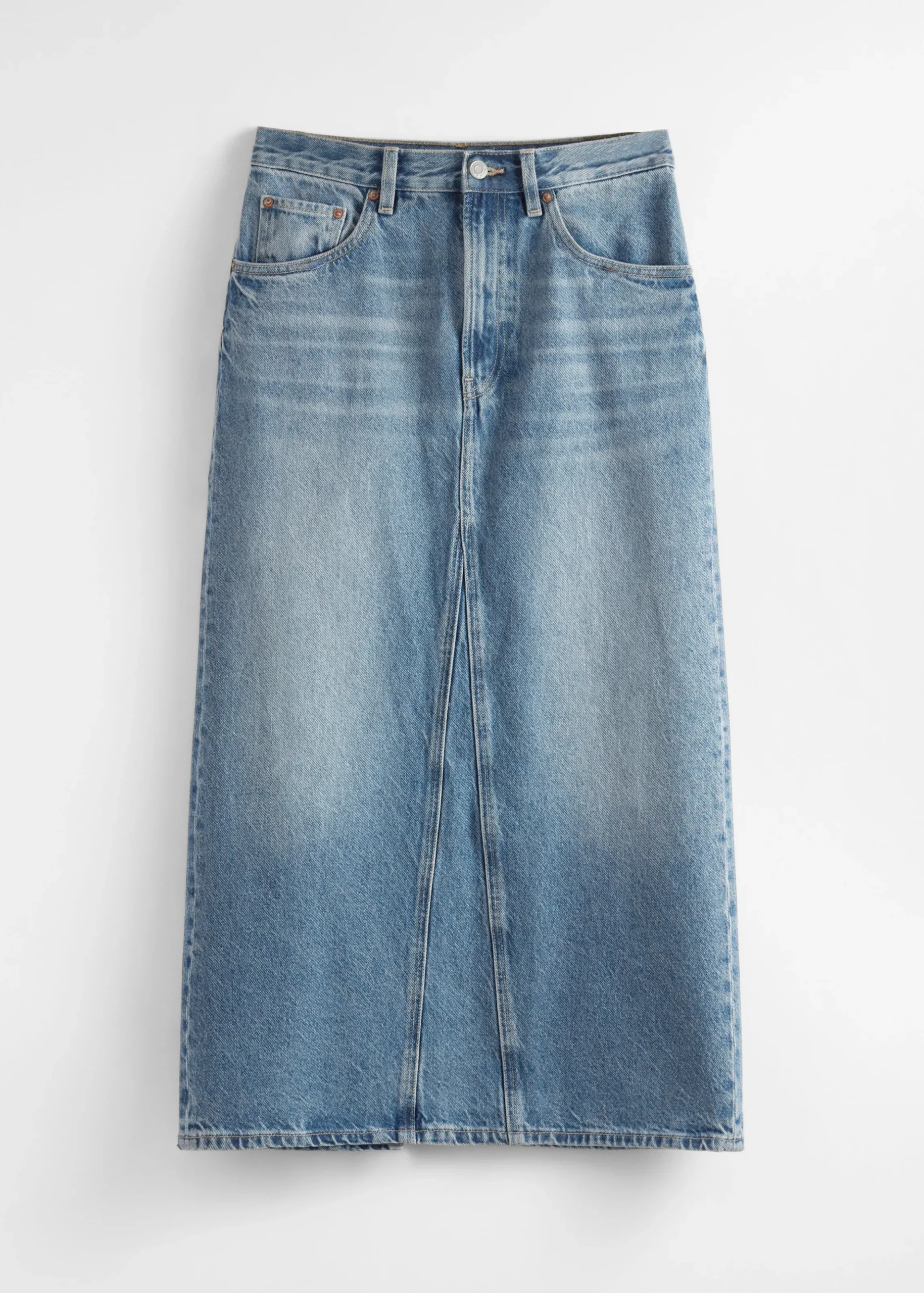 Jeansrock in Midilänge
