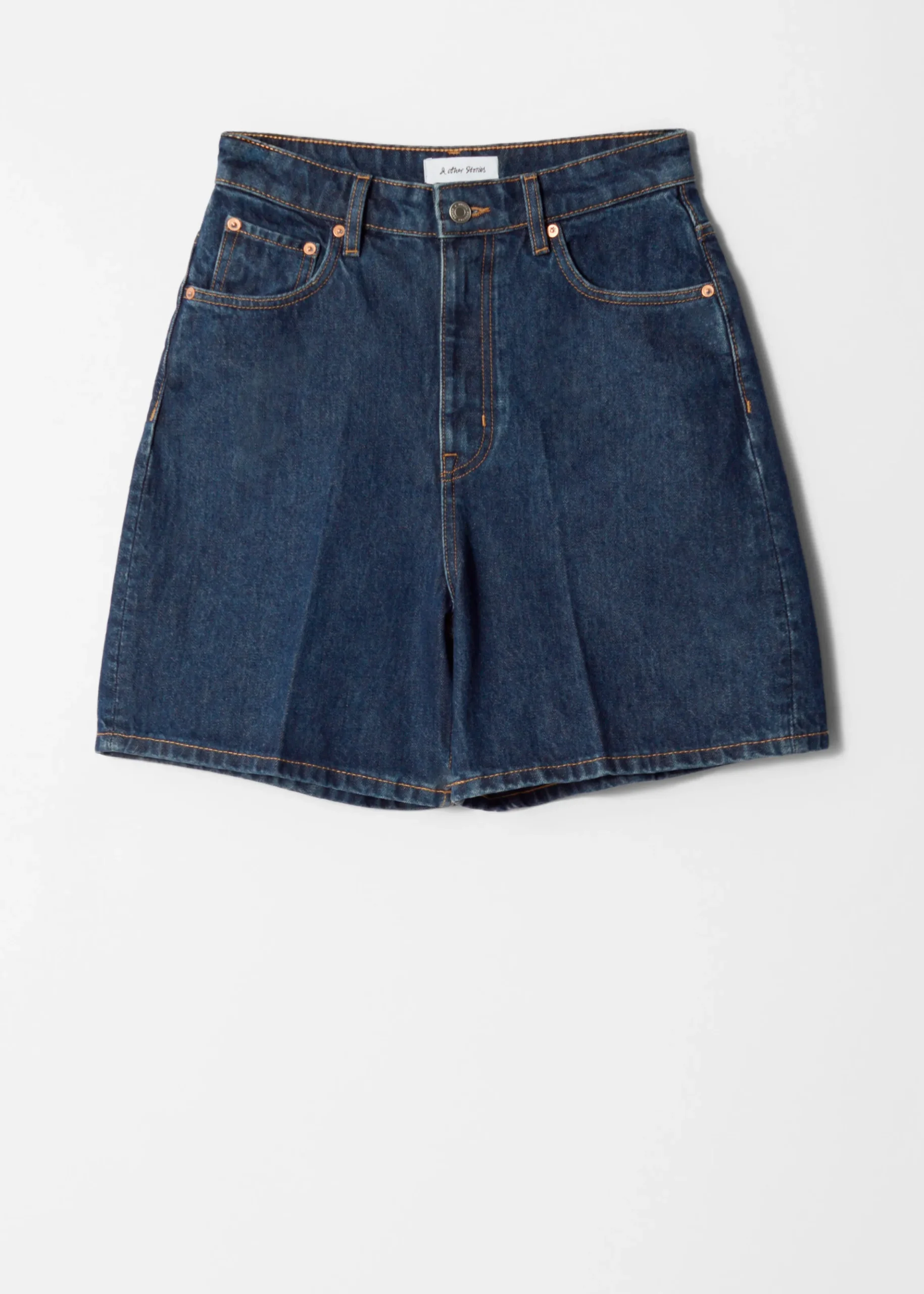 Jeansshorts mit weitem Bein