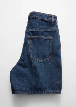 Jeansshorts mit weitem Bein