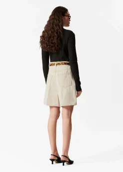 Jeansshorts mit weitem Bein