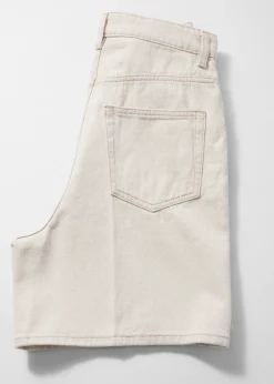 Jeansshorts mit weitem Bein