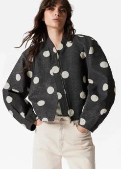 Kastenförmige Bomberjacke