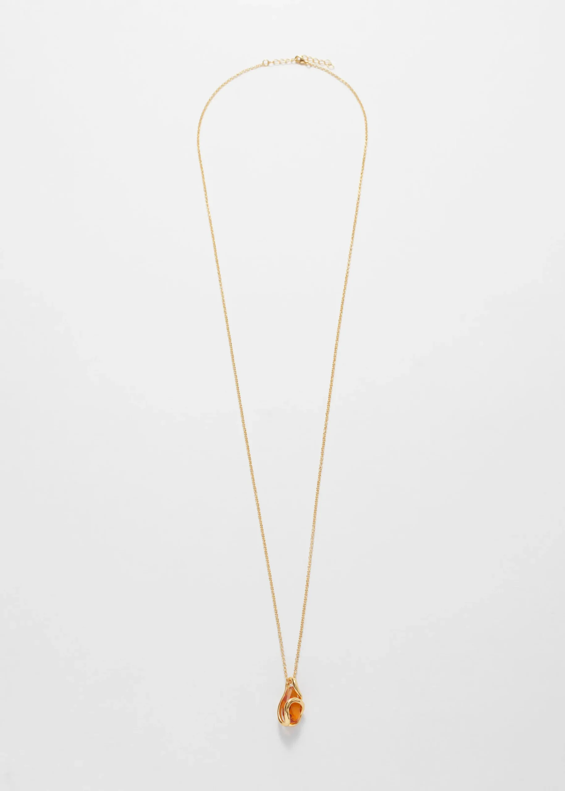 Kette mit Glassteinanhänger