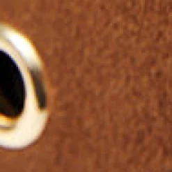 Kleine Tasche aus Veloursleder mit Ösen