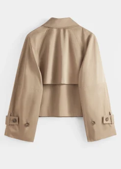 Kurze Trenchcoat-Jacke
