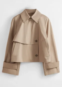 Kurze Trenchcoat-Jacke