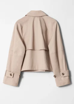 Kurze Trenchcoat-Jacke