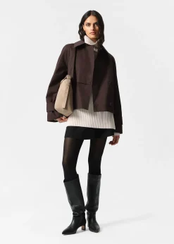 Kurze Trenchcoat-Jacke