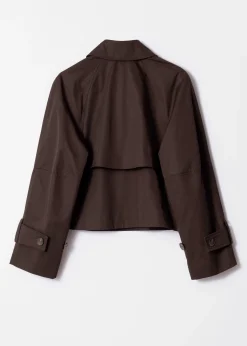 Kurze Trenchcoat-Jacke