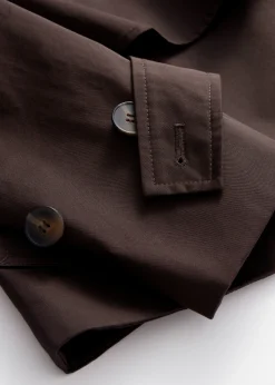 Kurze Trenchcoat-Jacke