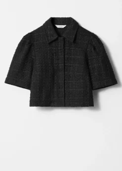 Kurze Tweedjacke