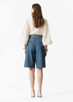 Lange Jeansshorts
