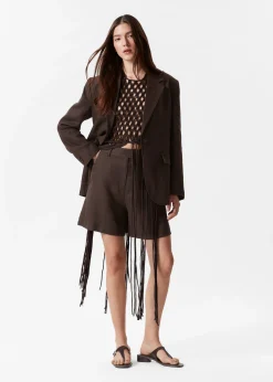 Leinen-Shorts