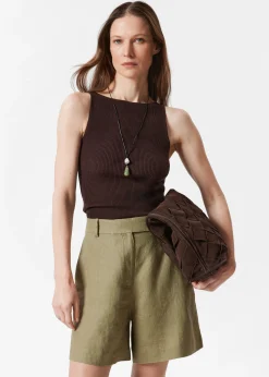 Leinen-Shorts