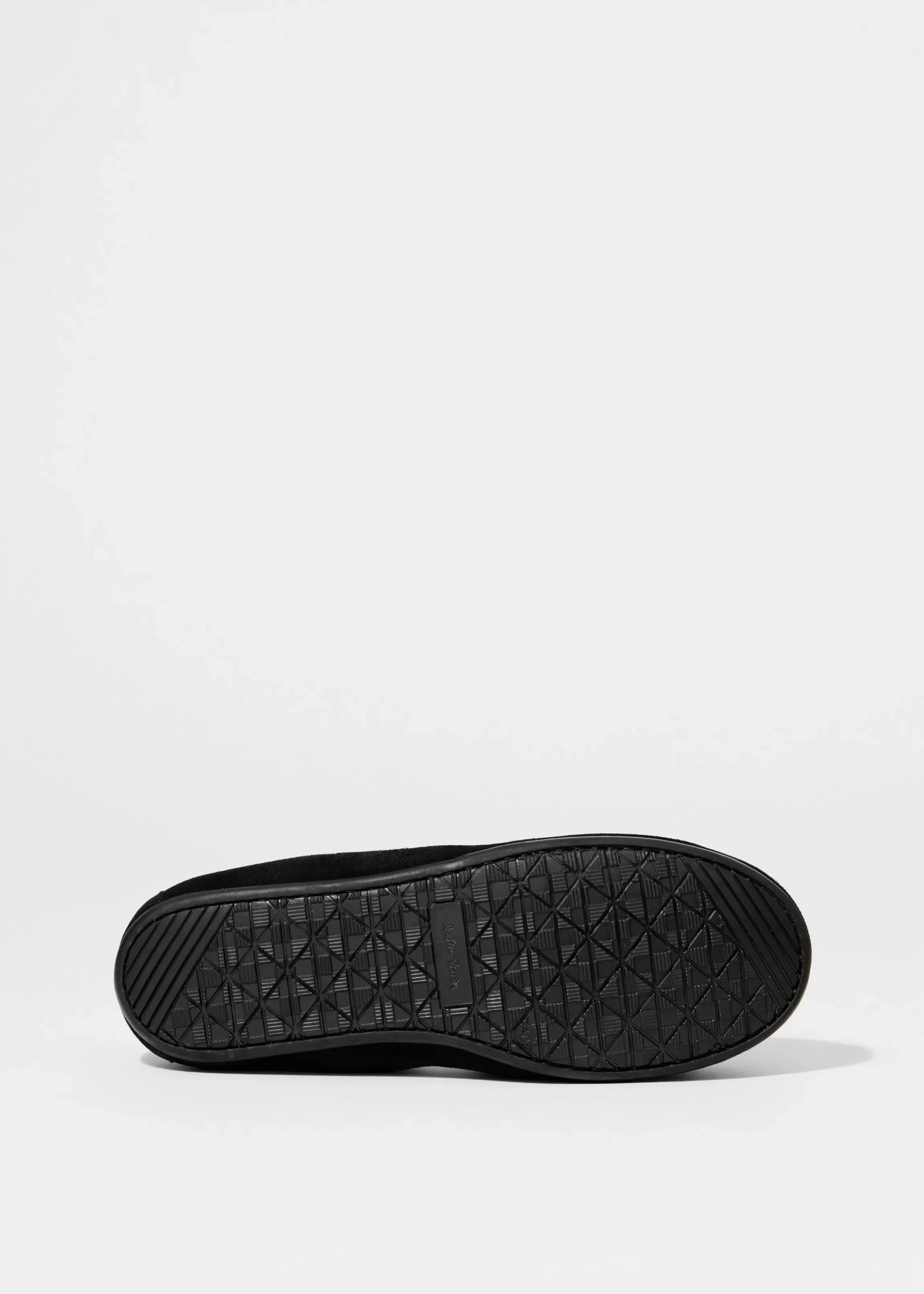 Loafer aus Veloursleder mit Bommel