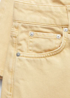 Locker geschnittene Jeans mit weitem Bein