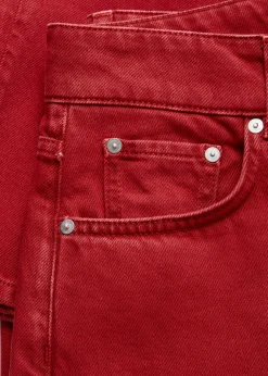 Locker geschnittene Jeans mit weitem Bein