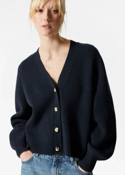 Lockere Strickjacke