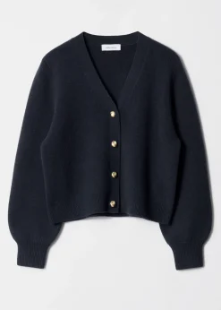 Lockere Strickjacke