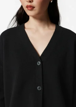 Lockere Strickjacke aus Wolle
