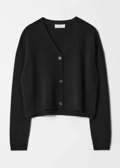 Lockere Strickjacke aus Wolle