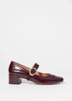 Mary-Jane-Pumps aus Leder