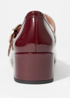 Mary-Jane-Pumps aus Leder