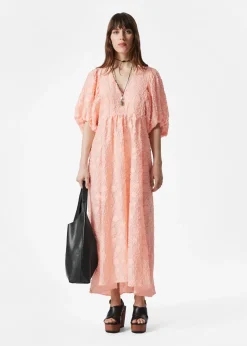 Maxikleid mit Puffärmeln
